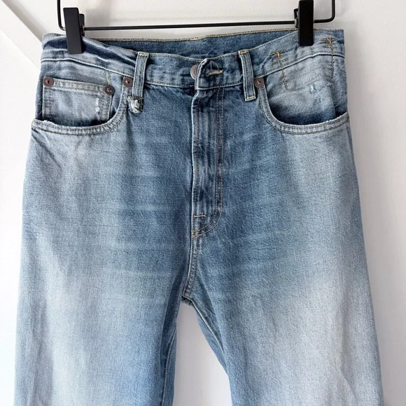R13 Jane High Waisted Wide Leg Jeans - 27 (fits small) - Picture 5 of 17